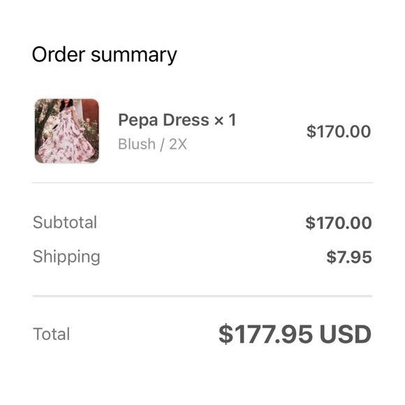 JessaKae Pepa Dress, Blush, Size 2X - Picture 10 of 11